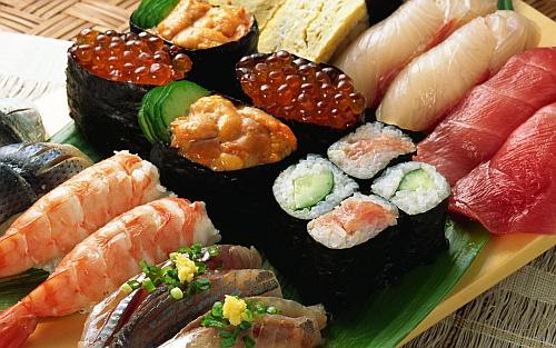 Peixes para sashimi - suchi